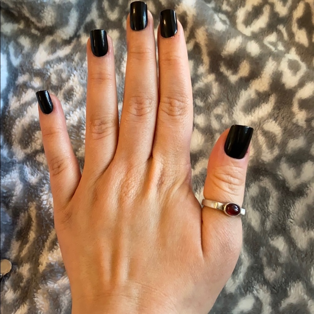 Ruby thumb ring